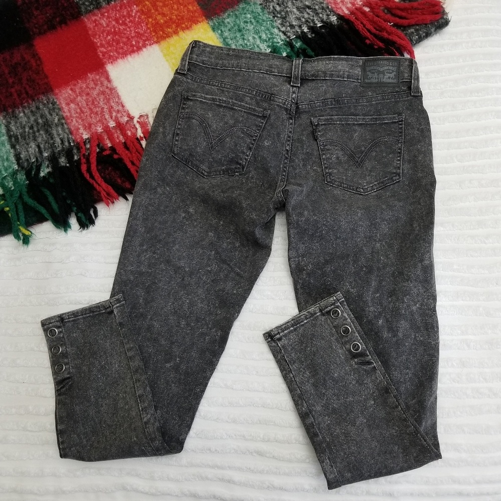 NWT Levi's 535 Ankle Acid Wash Jeans Size 31 - Picture 4 of 7